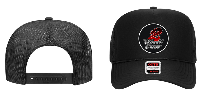 2 Wheel Crew OG Trucker Patch High Crown Snapback