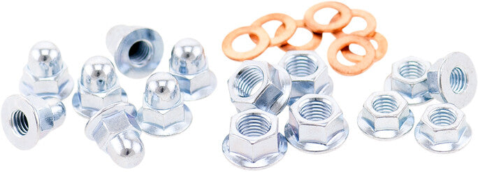 BOLT 2 STROKE CYLINDER & HEAD NUTS UNIVERSAL-ALL 2 STROKE MOTORS