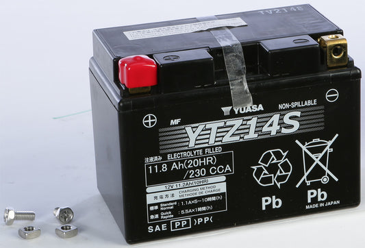 BATTERY YTZ14S SEALED FACTORY ACTIVATED