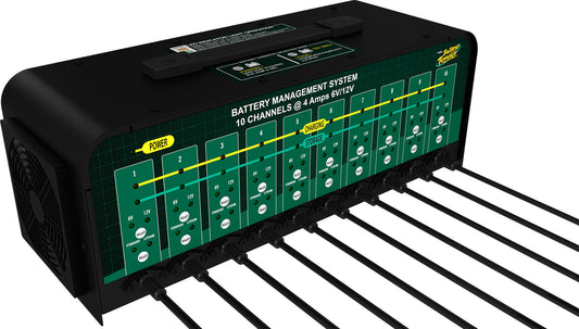 10 BANK BATTERY CHARGER