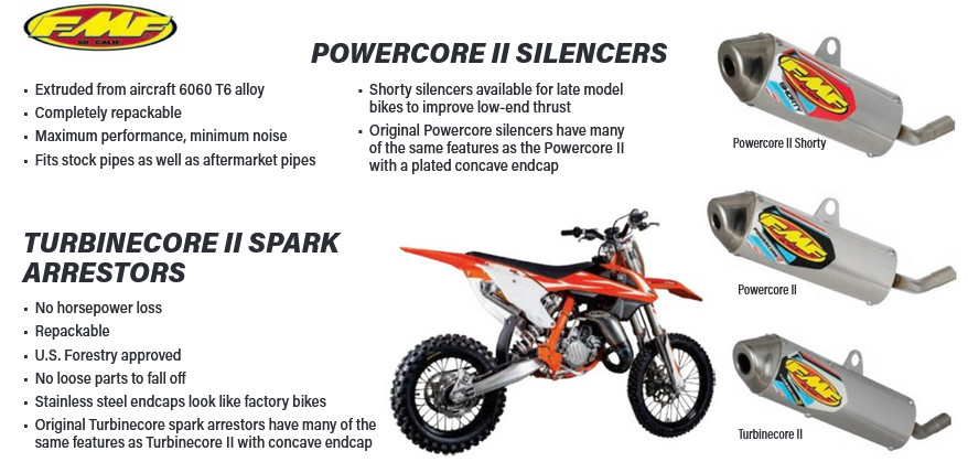 FMF Powercore 2 Silencers