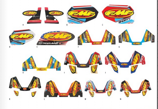 FMF Replacement Decals