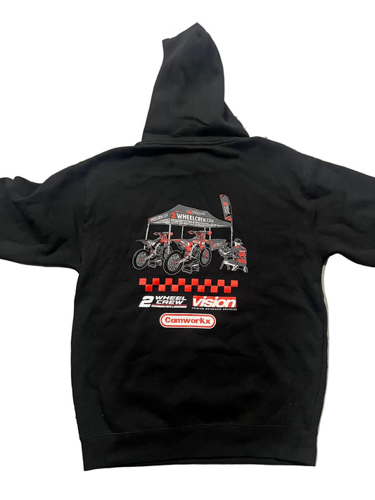 2 Wheel Crew/CamworKx/Vision Moto Limited Collab Hoodies