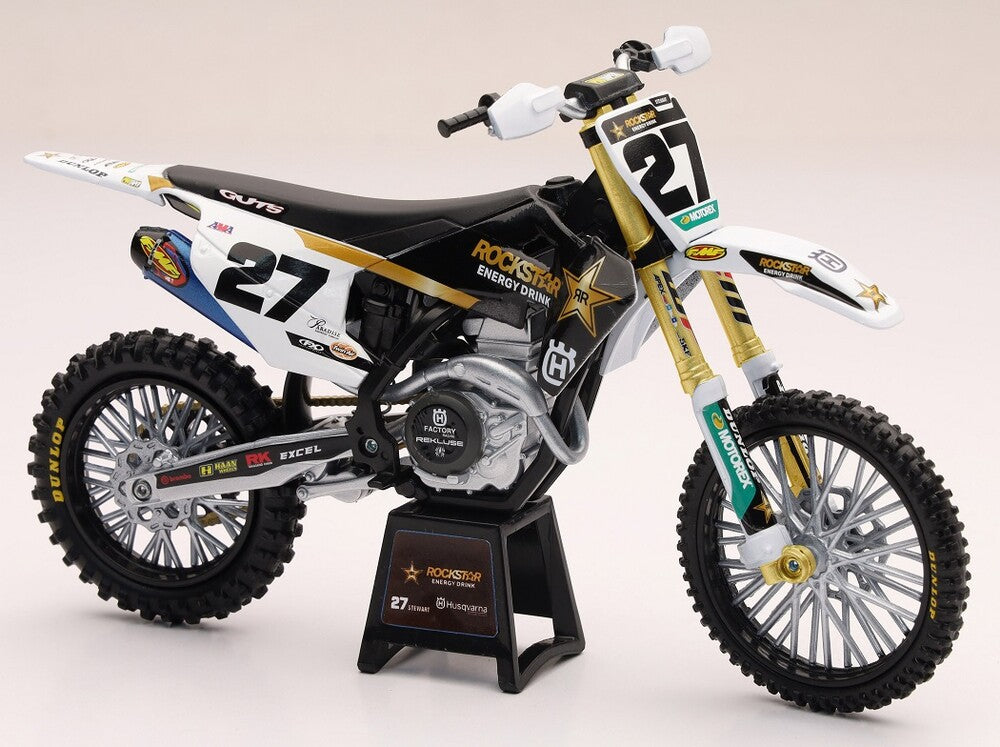 Malcom Stewart Husqvarna FC 450 1:12 Scale Toy Dirtbike