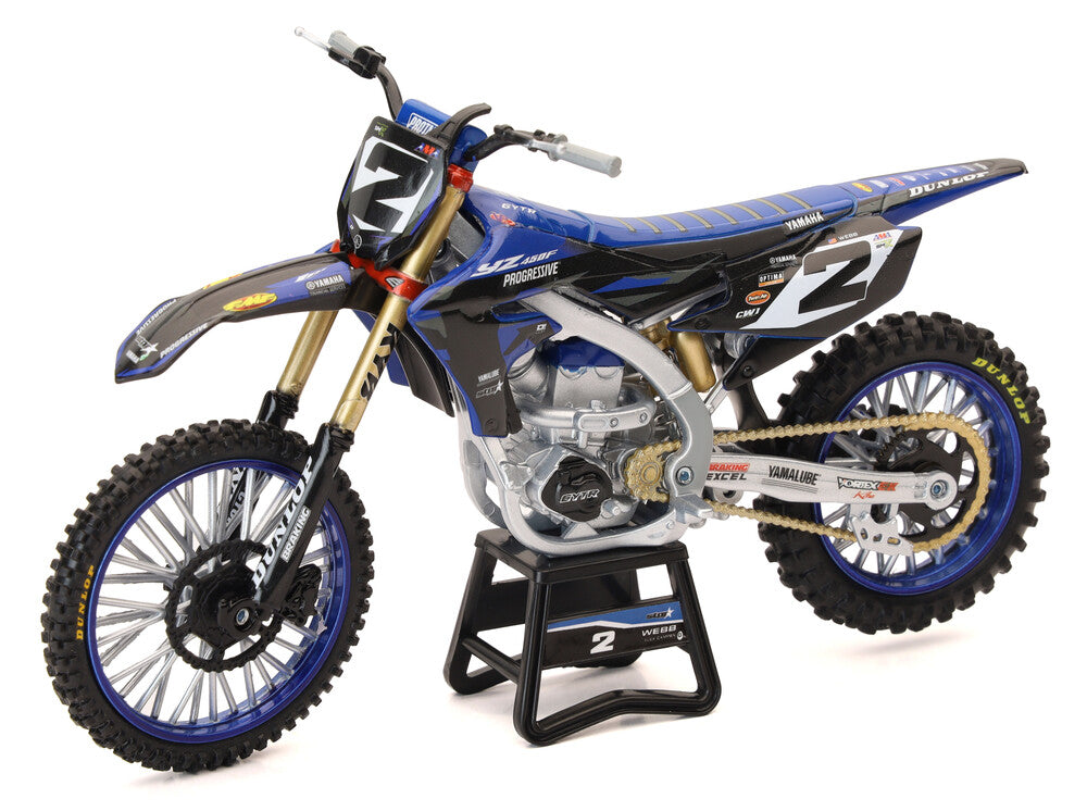 Cooper Webb Yamaha YZ 450 1:12 Scale Toy Dirbike