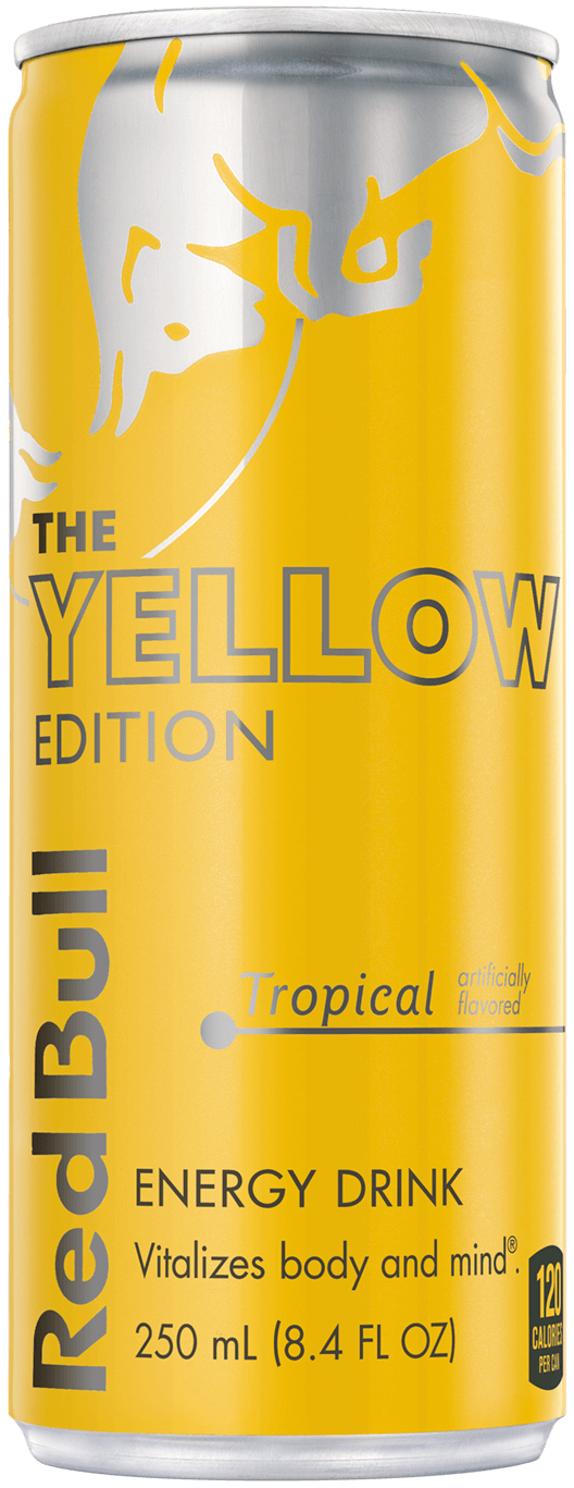 Red Bull Yellow Tropical Case Of 24